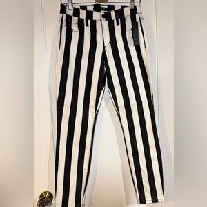 Joe's Jeans Monochrome Striped Pants